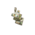 pendentif graphique argent abalone