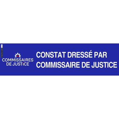 Etiquettes de constat de chantier (format standard 8 x 29,7 cm)