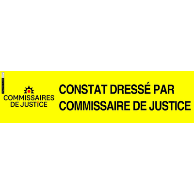 Etiquettes de constat de chantier (format mini 5,6 x 21 cm)