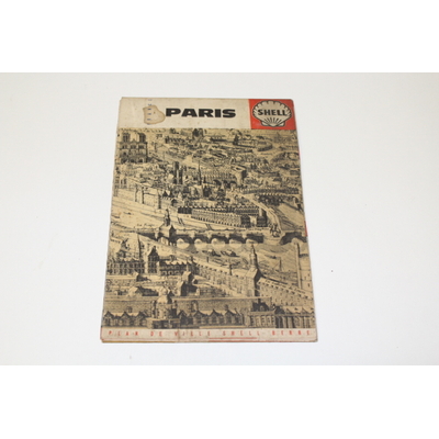 ancienne carte de PARIS SHELL pour déco ou collection