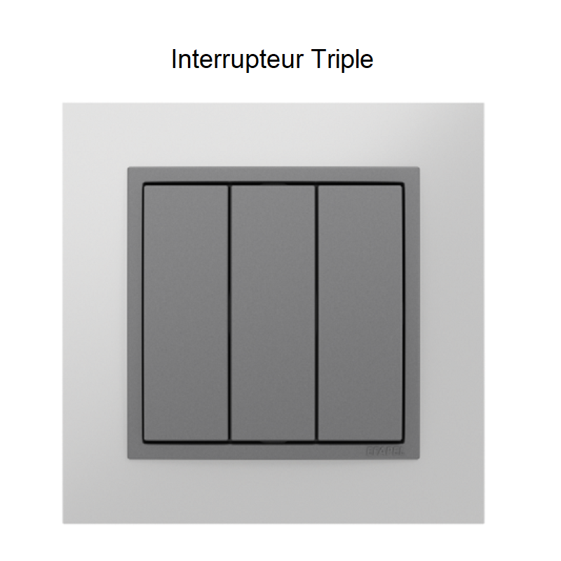 Interrupteur triple CUS