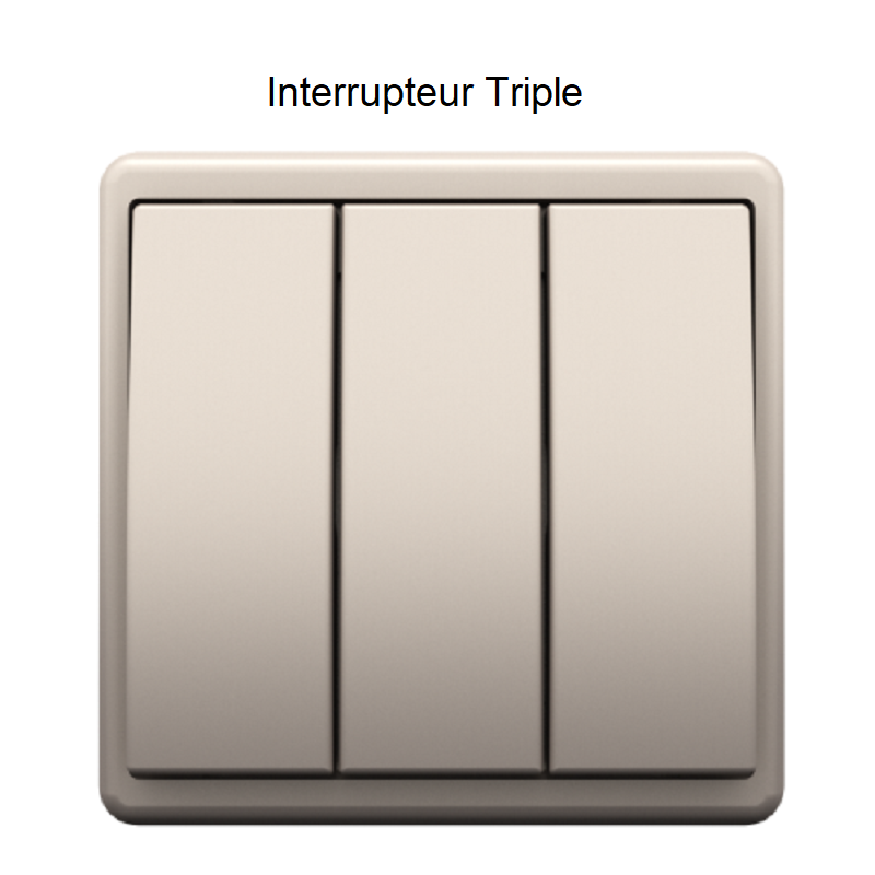 Interrupteur triple 50CPL