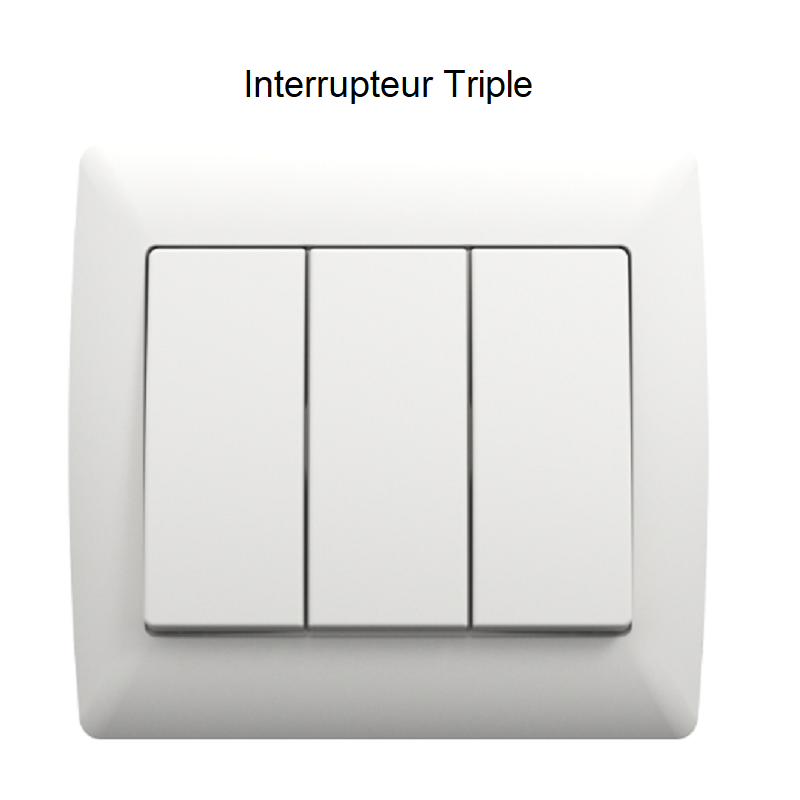 Interrupteur triple 70CBR