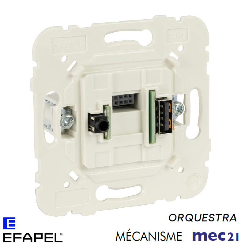 Mécanisme de Centrale avec USB Bluetooth et Jack3,5mm 12V - MEC21