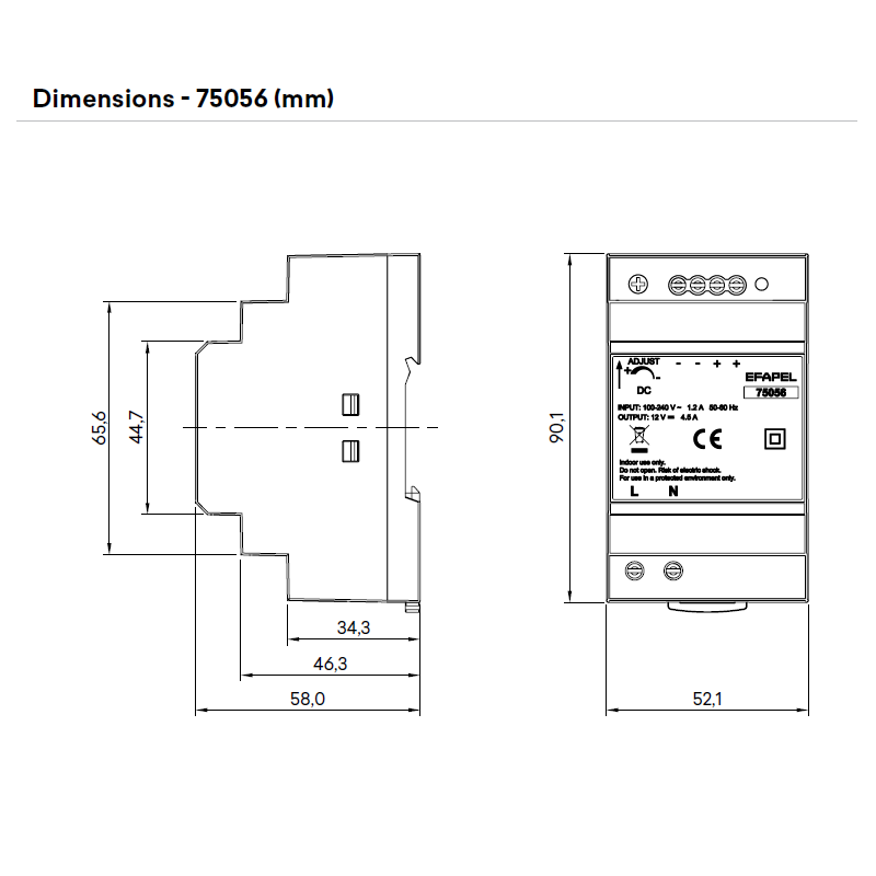 75056 Dimensions