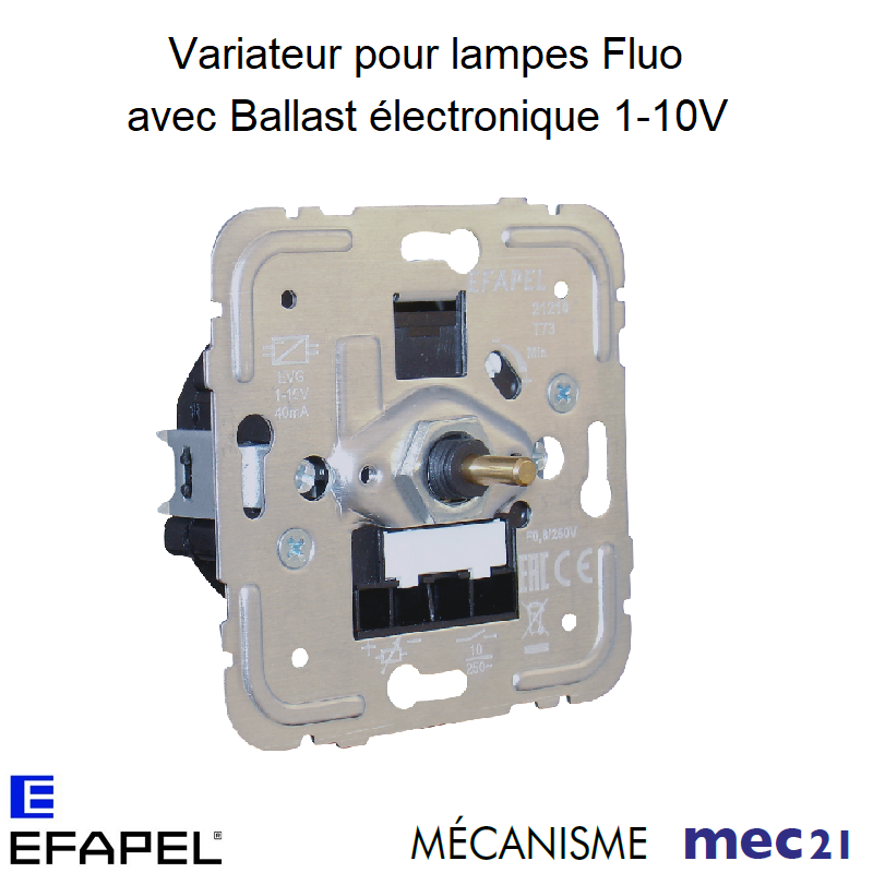 Variateur pour lampes Fluorescentes avec Ballast Electronique EVG 1-10V