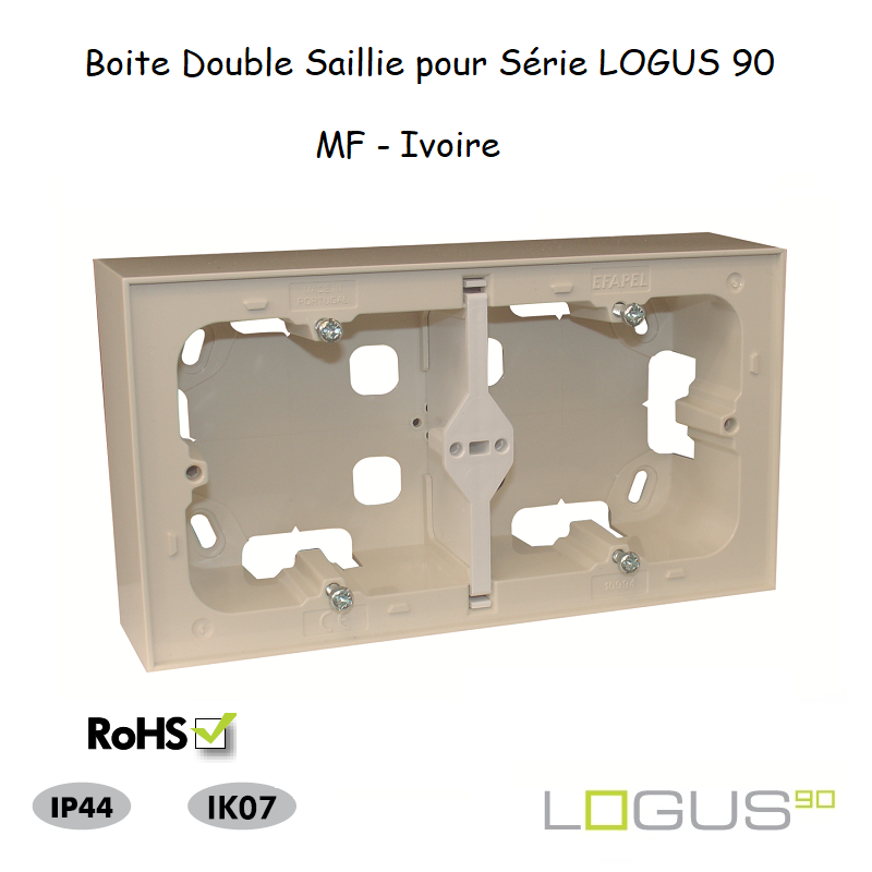 Boite Saillie Double pour Logus90  10994AMF