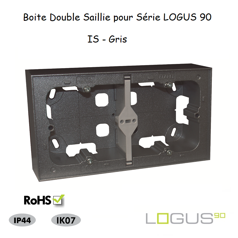 Boite Saillie Double pour Logus90  10994AIS