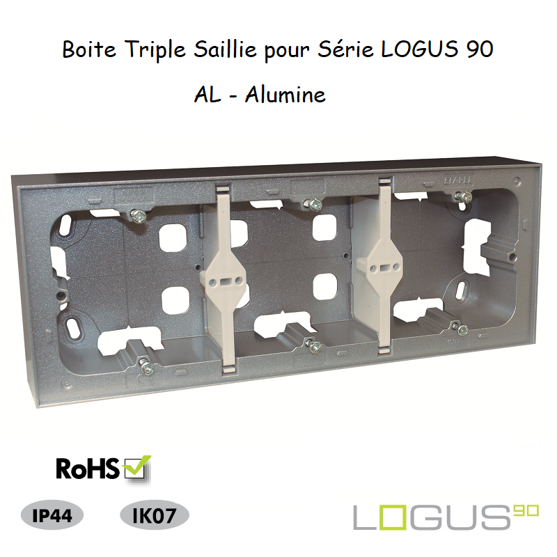 Boite Saillie triple pour Logus90  10995AAL