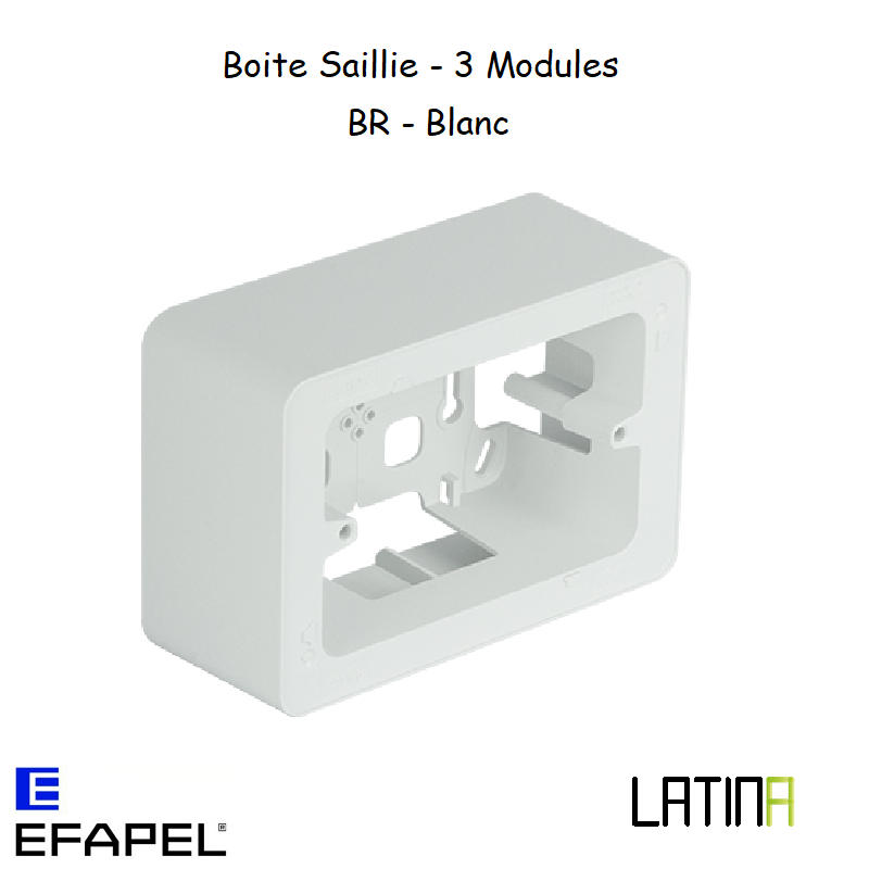 Boîte Saillie - 3 Modules 41986ABR