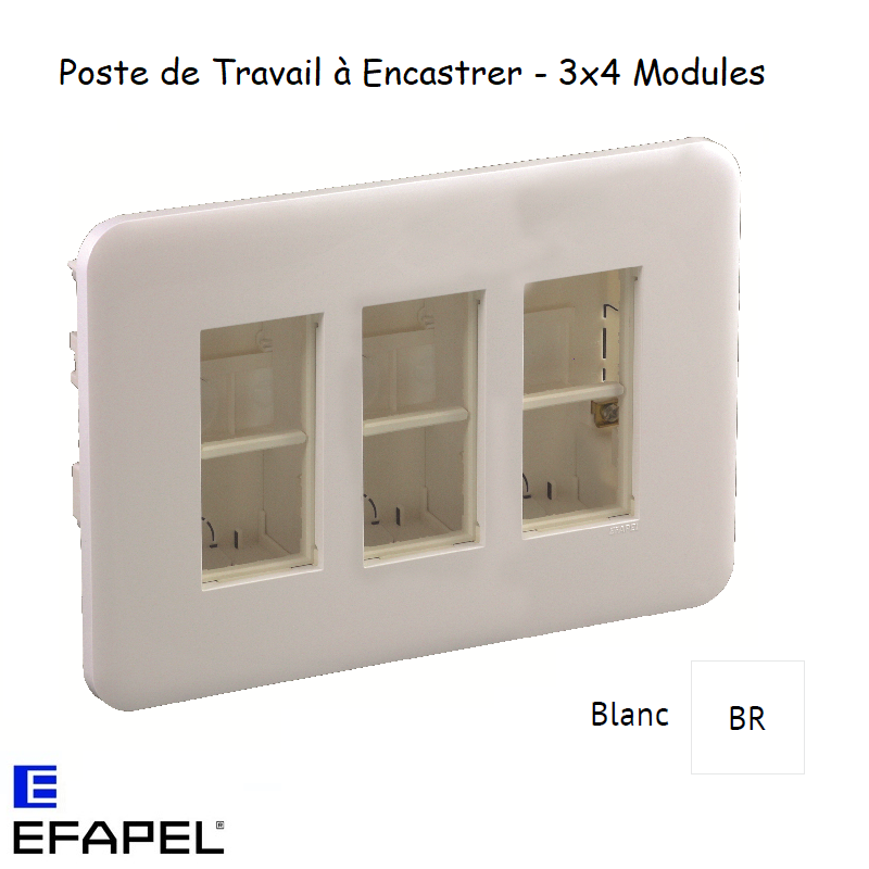 Poste de Travail encastre 83402SBR
