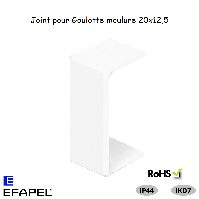 joint pour goulotte série 10 Moulures 20x12,5 10034ABR