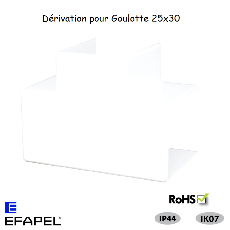 Dérivation pour goulotte série 13 25x30 13011