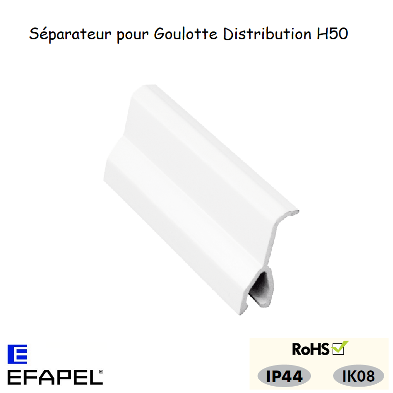Séparateur pour goulotte série 10 distribution 10099