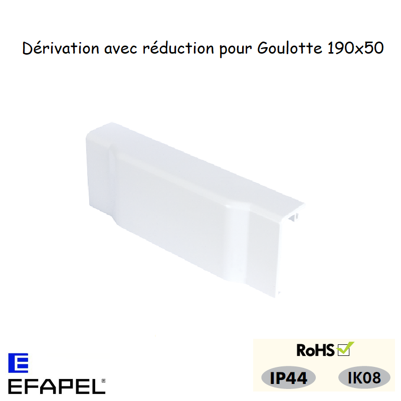 Dérivation avec réduction pour goulottes L45 11048