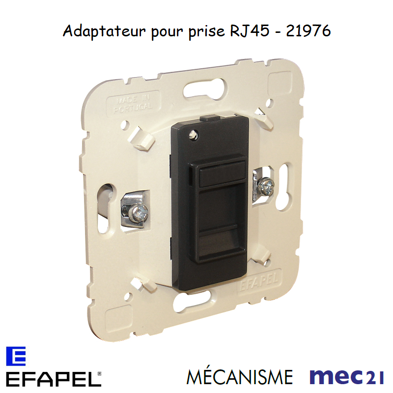 Adaptateur pour Prise Informatique RJ45 mec 21976