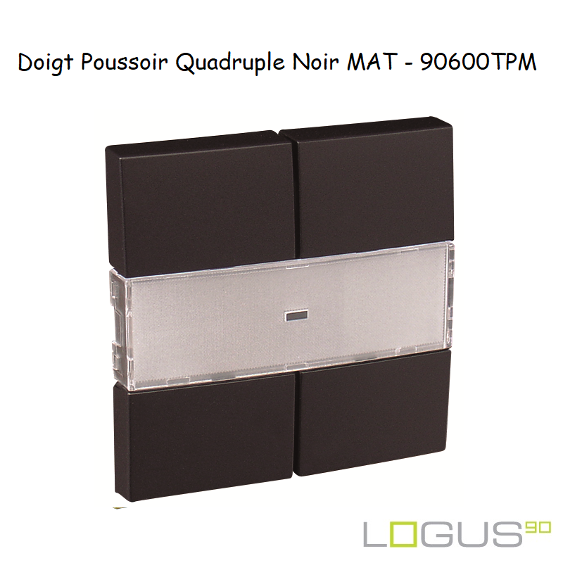 Doigt Quadruple LOGUS 90600TPM Noir MAT