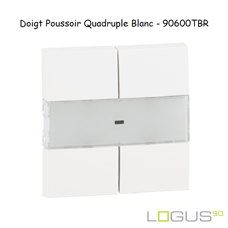 Doigt Quadruple LOGUS 90600TBR Blanc