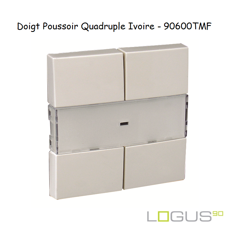 Doigt Quadruple LOGUS 90600TMF Ivoire