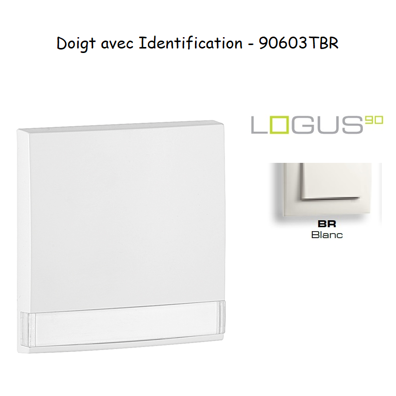 Doigt avec identification Logus 90603TBR Blanc