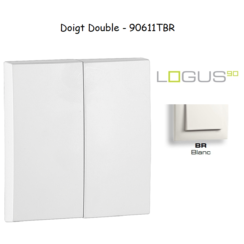 Doigt Double LOGUS 90611TBR Blanc