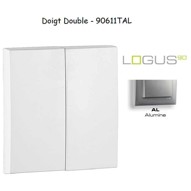 Doigt Double LOGUS 90611TAL Alumine