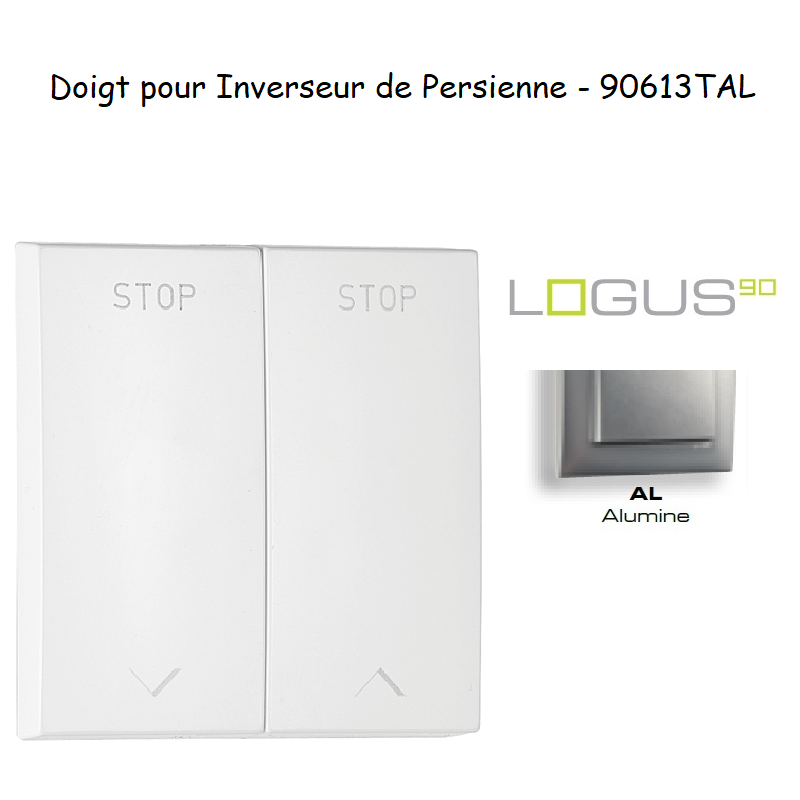 Doigt pour Inverseur de persienne LOGUS 90613TAL Alumine