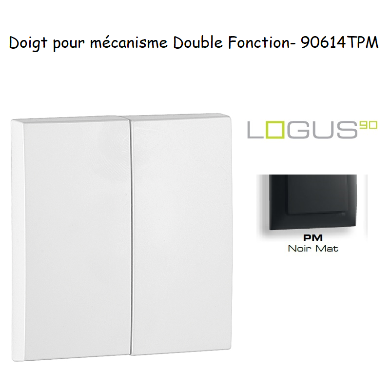 Doigt Double Fonction Logus 90614TPM Noir MAT