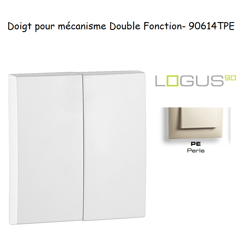Doigt Double Fonction Logus 90614TPE Perle