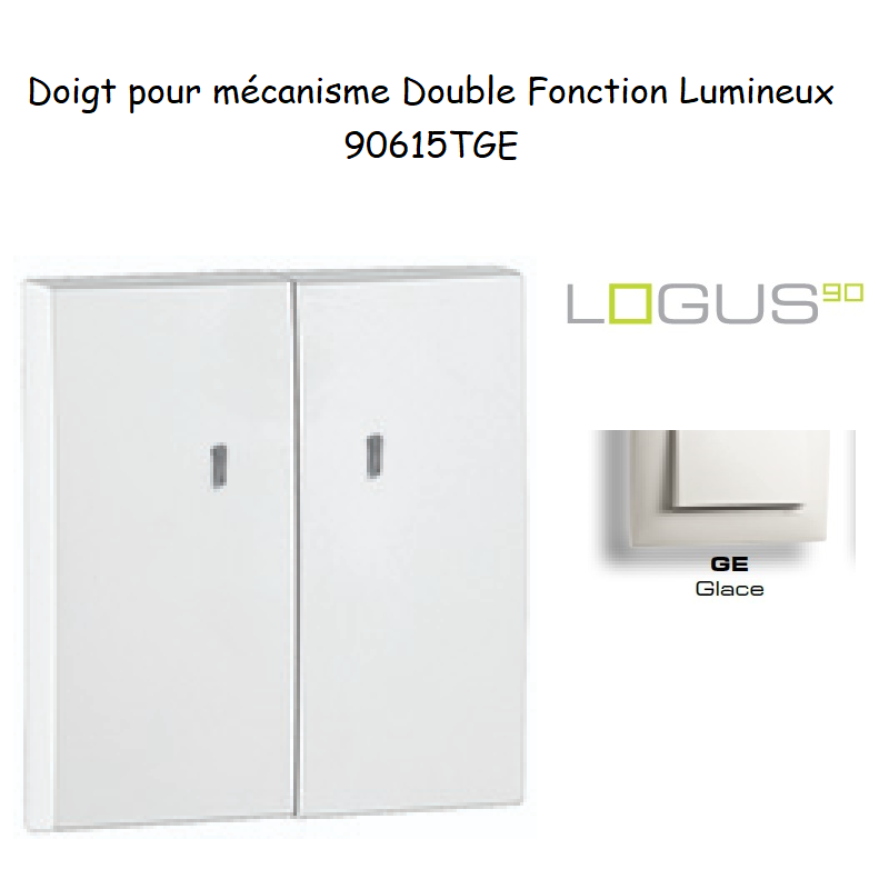 Doigt Double Fonction Lumineux Logus 90615TGE Glace