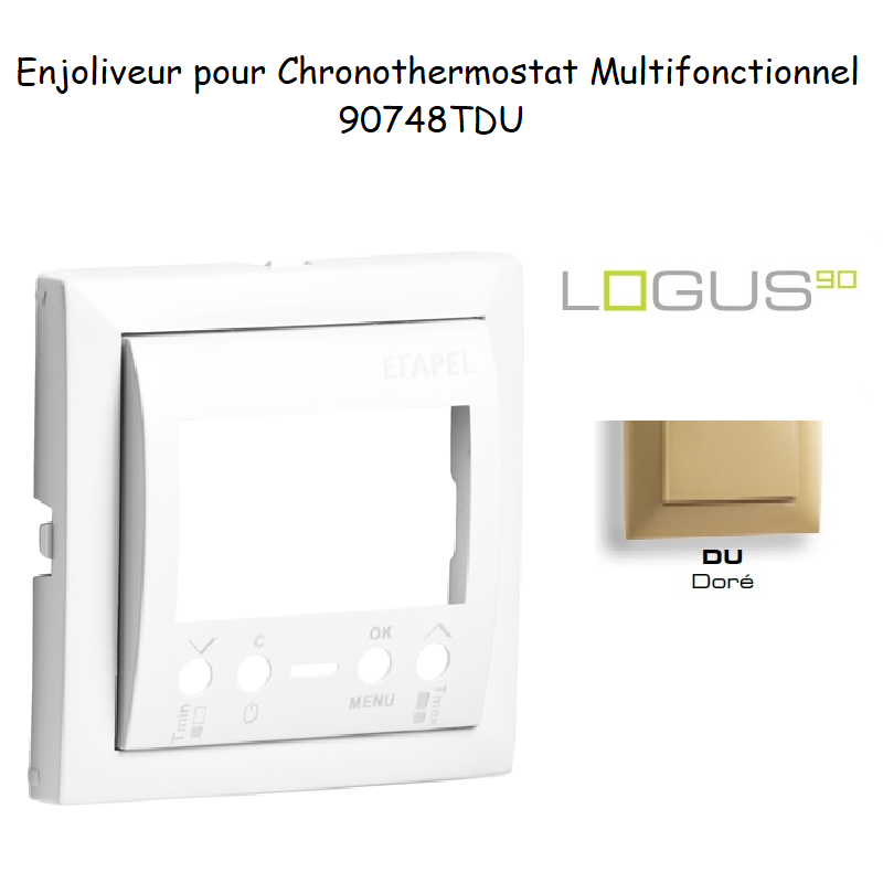 Enjoliveur pour Chonothermostat Logus 90748 TDU Doré