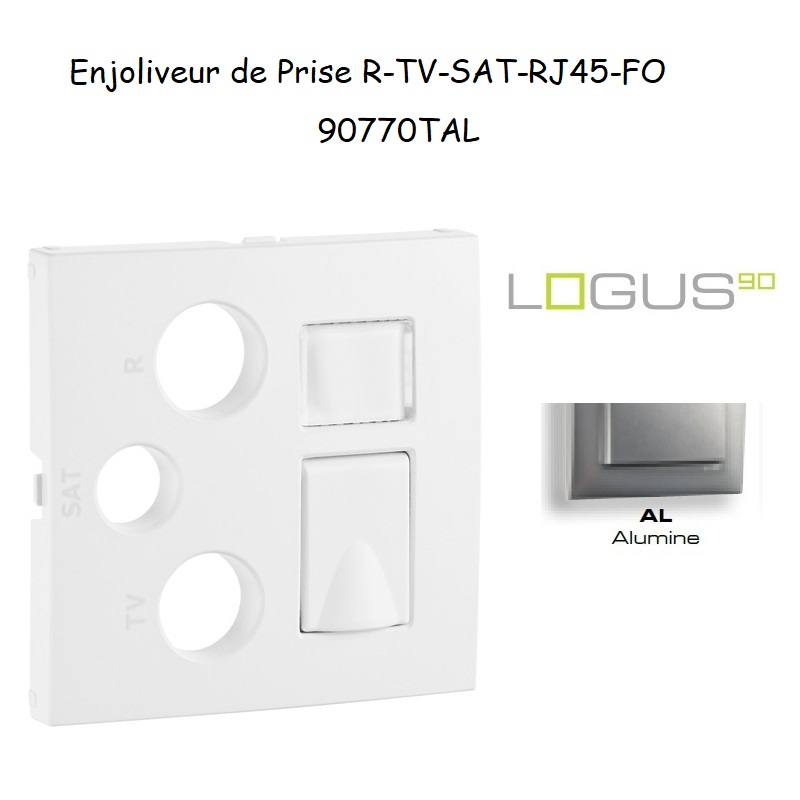 Enjoliveur pour R-TV-SAT-RJ45-FO Logus 90770 TAL