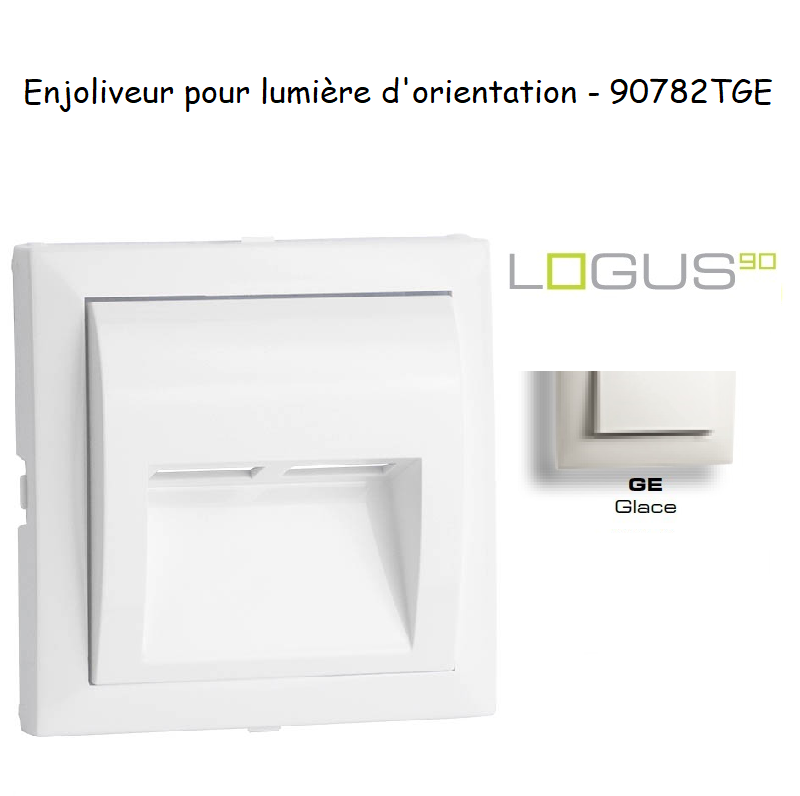 Enjoliveur pour lumière dorientation logus 90 90782TGE Glace