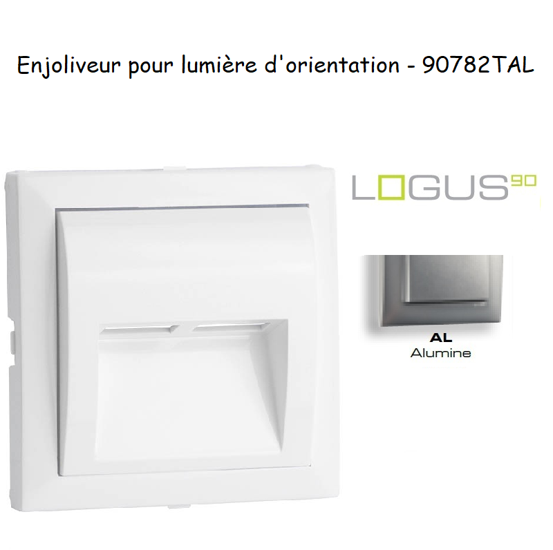 Enjoliveur pour lumière dorientation logus 90 90782TAL Alumine