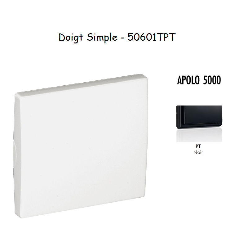 Doigt simple APOLO5000 50601TPT Noir