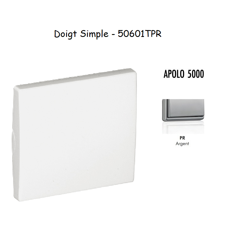 Doigt simple APOLO5000 50601TPR Argent