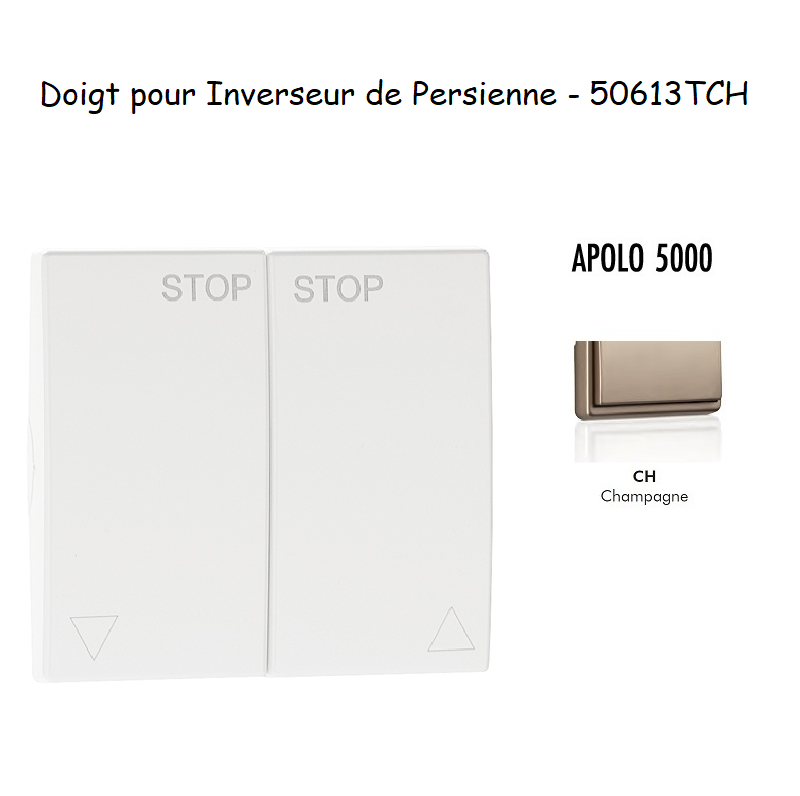 Doigt Inverseur de persienne APOLO5000 50613TCH Champagne