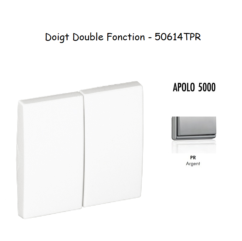Doigt Double Fonction APOLO5000 50614TPR Argent
