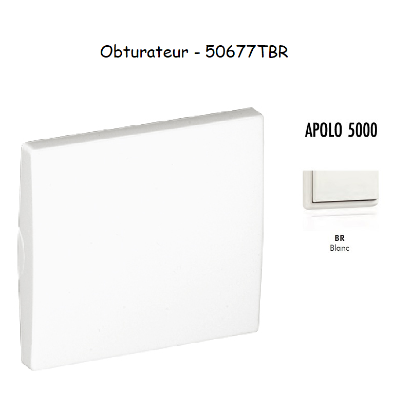 Obturateur APOLO5000 50677TBR Blanc