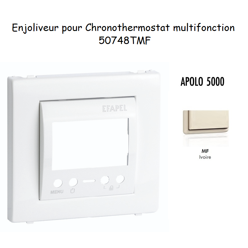 Enjoliveur pour chronothermostatl APOLO5000 50748TMF