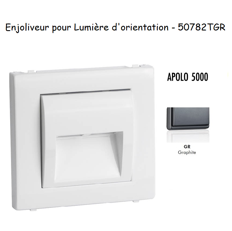 Enjoliveur pour lumière dorientation apolo 5000 50782TGR Graphite
