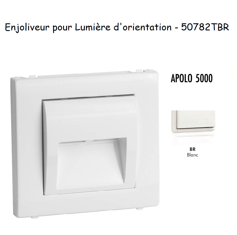 Enjoliveur pour lumière dorientation apolo 5000 50782TBR Blanc