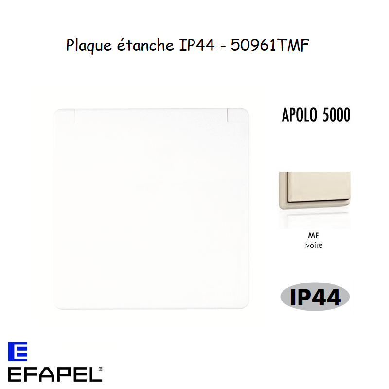 Plaque étanche IP44 APOLO 50961TMF