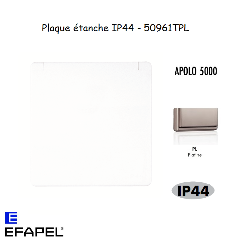 Plaque étanche IP44 APOLO 50961TPL