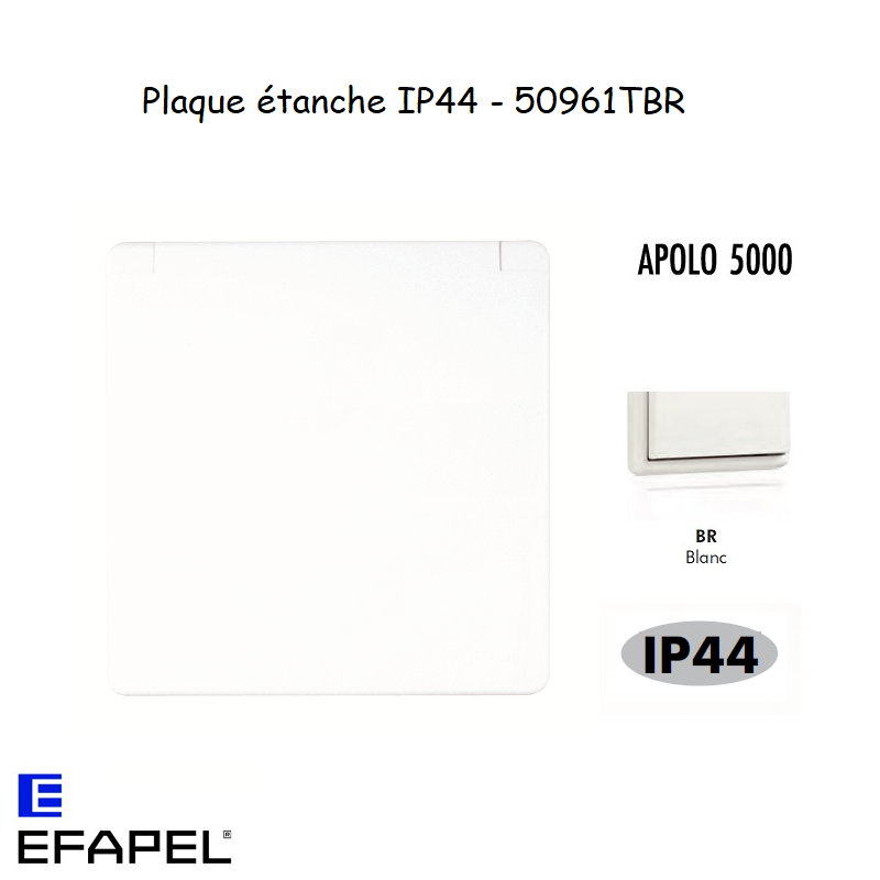 Plaque étanche IP44 APOLO 50961TBR