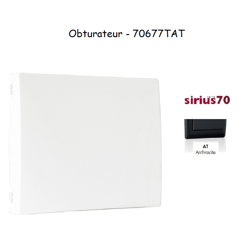 Obturateur Sirius 70677TAT Anthracite