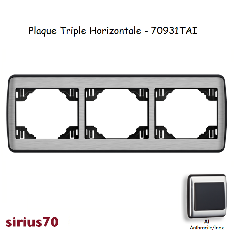 LEGRAND SAGANE 85350 - 1 Plaque 1 poste - XELIO OR EUR 7,90 - FR