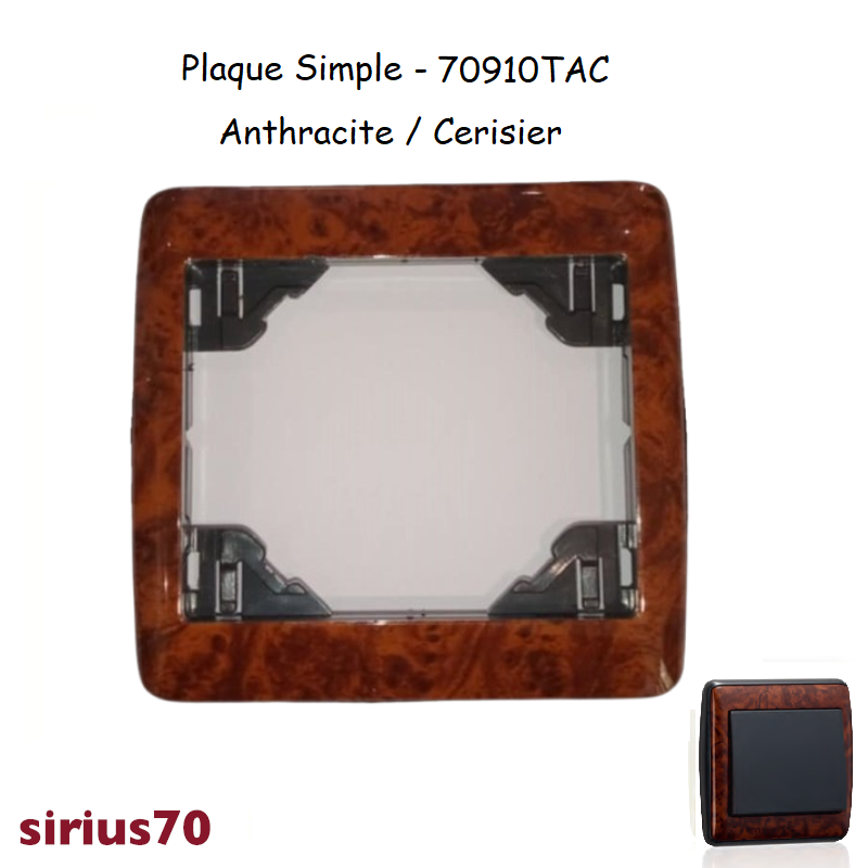 Plaque simple 70910Tac