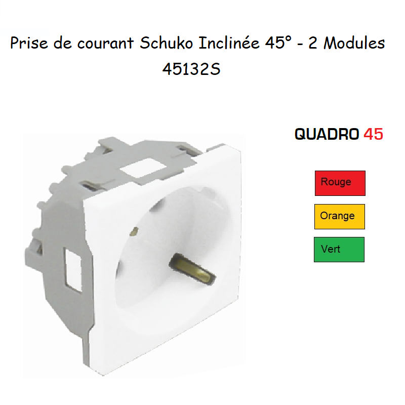Prise électrique MK Commutée - Gris - 1 Bande, 5A, Montage Surface - IP2XD - Neuf