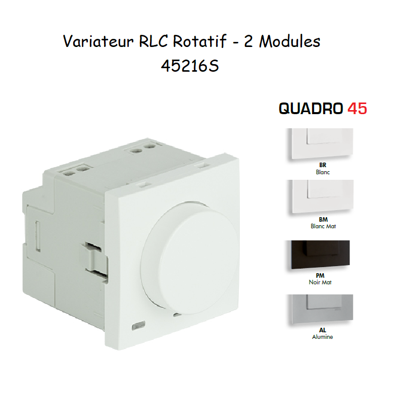 Variateur rotatif 2 modules Quadro 45216S